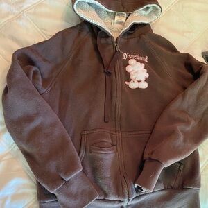 Disney Brown Cozy Zip-Up Hoodie